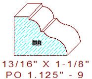 Applied Moulding 1-1/8" - 9