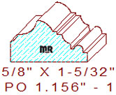 Applied Moulding 1-5/32" - 1 Applied Moulding 1-5/32" - 1