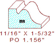 Applied Moulding 1-5/32"