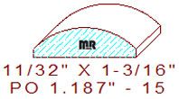 Applied Moulding 1-3/16" - 15 