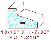 Applied Moulding 1-7/32" 