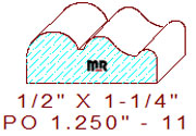 Applied Moulding 1-1/4" - 11