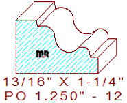 Applied Moulding 1-1/4" - 12