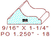 Applied Moulding 1-1/4" - 18