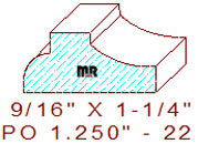 Applied Moulding 1-1/4" - 22 Applied Moulding 1-1/4" - 22