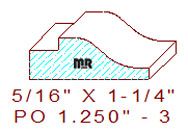 Applied Moulding 1-1/4" - 3 Applied Moulding 1-1/4" - 3