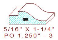 Applied Moulding 1-1/4" - 3