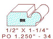 Applied Moulding 1-1/4" - 34 