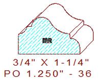 Applied Moulding 1-1/4" - 36