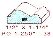 Applied Moulding 1-1/4" - 38 Applied Moulding 1-1/4" - 38