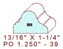 Applied Moulding 1-1/4" - 39 Applied Moulding 1-1/4" - 39