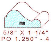 Applied Moulding 1-1/4" - 4 Applied Moulding 1-1/4" - 4