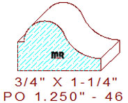 Applied Moulding 1-1/4" - 46 Applied Moulding 1-1/4" - 46