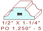 Applied Moulding 1-1/4" - 5 Applied Moulding 1-1/4" - 5