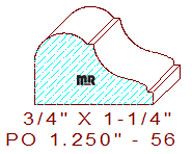 Applied Moulding 1-1/4" - 56 Applied Moulding 1-1/4" - 56