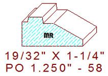 Applied Moulding 1-1/4" - 58 Applied Moulding 1-1/4" - 58