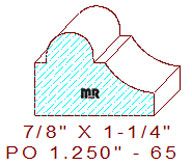 Applied Moulding 1-1/4" - 65 Applied Moulding 1-1/4" - 65