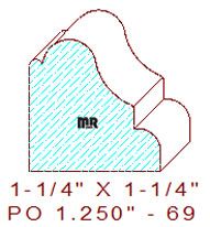 Applied Moulding 1-1/4" - 69