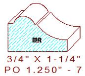 Applied Moulding 1-1/4" - 7