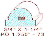 Applied Moulding 1-1/4" - 73 Applied Moulding 1-1/4" - 73