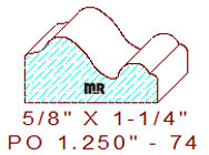 Applied Moulding 1-1/4" - 74