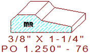 Applied Moulding 1-1/4" - 76