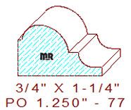 Applied Moulding 1-1/4" - 77