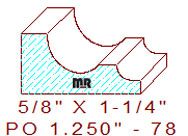 Applied Moulding 1-1/4" - 78 Applied Moulding 1-1/4" - 78