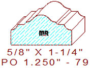 Applied Moulding 1-1/4" - 79 Applied Moulding 1-1/4" - 79