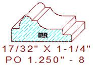 Applied Moulding 1-1/4" - 8