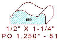 Applied Moulding 1-1/4" - 81 Applied Moulding 1-1/4" - 81