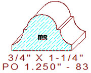 Applied Moulding 1-1/4" - 83 Applied Moulding 1-1/4" - 83