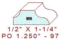 Applied Moulding 1-1/4" - 97 Applied Moulding 1-1/4" - 97
