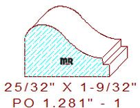 Applied Moulding 1-9/32" - 1