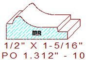 Applied Moulding 1-5/16" - 10