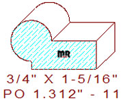 Picture Rail 1-5/16" - 11