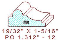 Applied Moulding 1-5/16" - 12 Applied Moulding 1-5/16" - 12