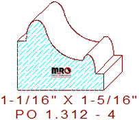 Applied Moulding 1-5/16" - 4 