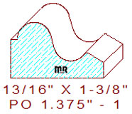 Applied Moulding 1-3/8" - 1