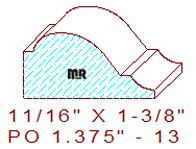 Applied Moulding 1-3/8" - 13 Applied Moulding 1-3/8" - 13