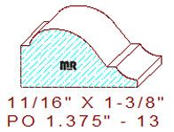 Applied Moulding 1-3/8" - 13