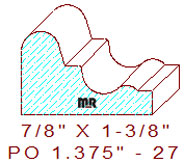 Applied Moulding 1-3/8" - 27