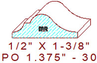 Applied Moulding 1-3/8" - 30