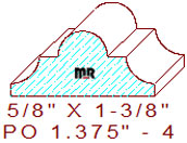 Applied Moulding 1-3/8" - 4 Applied Moulding 1-3/8" - 4