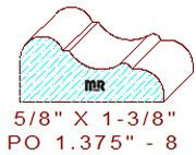 Applied Moulding 1-3/8" - 8 Applied Moulding 1-3/8" - 8
