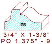 Applied Moulding 1-3/8" - 9