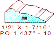 Applied Moulding 1-7/16" - 10 Applied Moulding 1-7/16" - 10