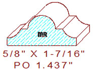 Applied Moulding 1-7/16" Applied Moulding 1-7/16"