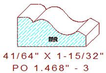 Applied Moulding 1-15/32" - 3 