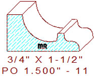 Applied Moulding 1-1/2" - 11 Applied Moulding 1-1/2" - 11
